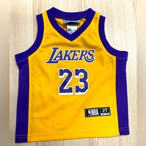 Lebron James -Los Angeles Lakers Gold Jersey ( Toddler )